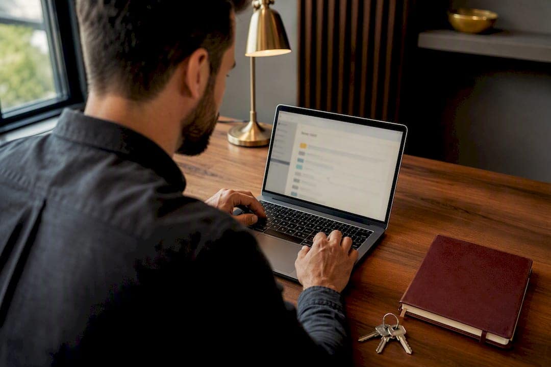Contractor reviewing website ownership access