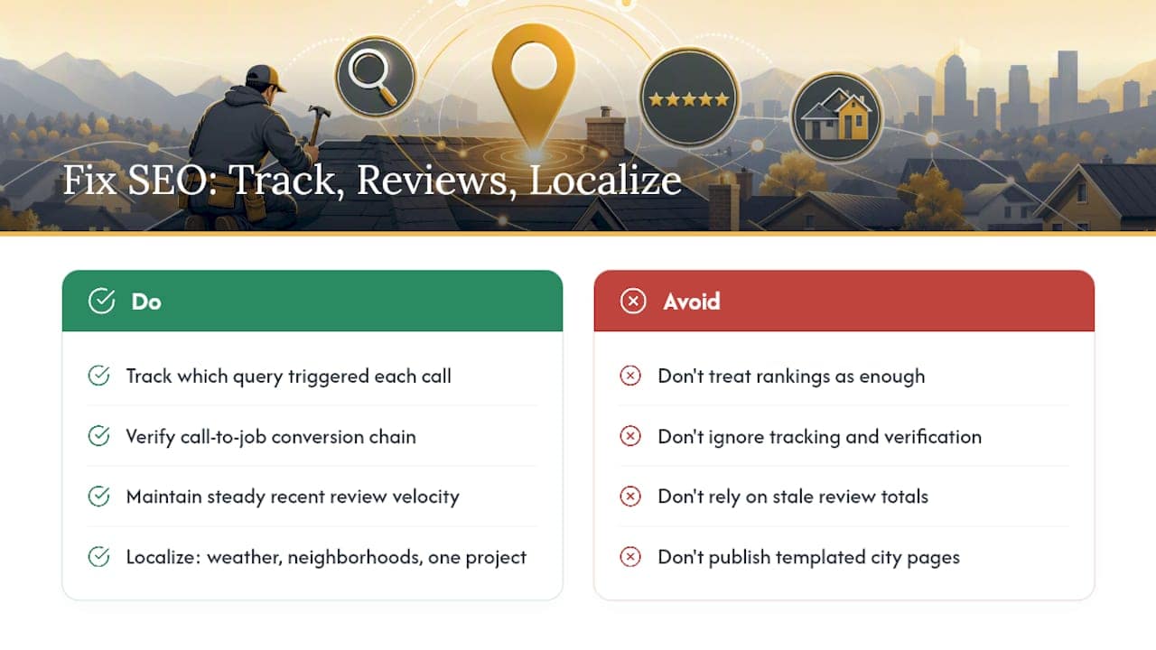 What most roofers get wrong about SEO — overview diagram