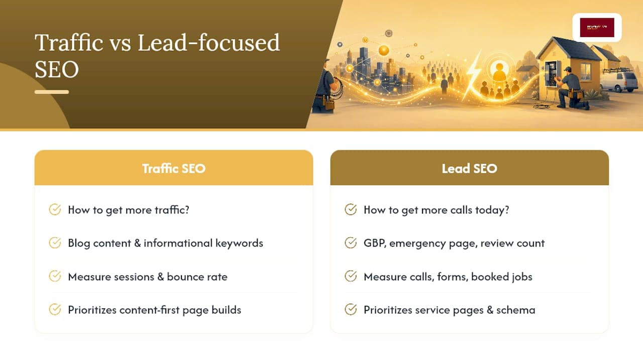What most agencies get wrong about contractor SEO — overview diagram