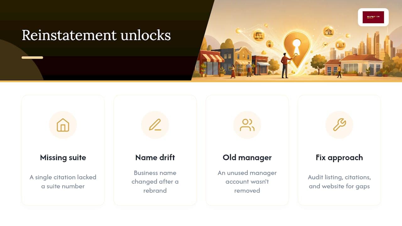 Our take on reinstatement — overview diagram