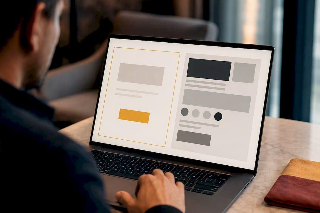 CTA contrast and whitespace comparison