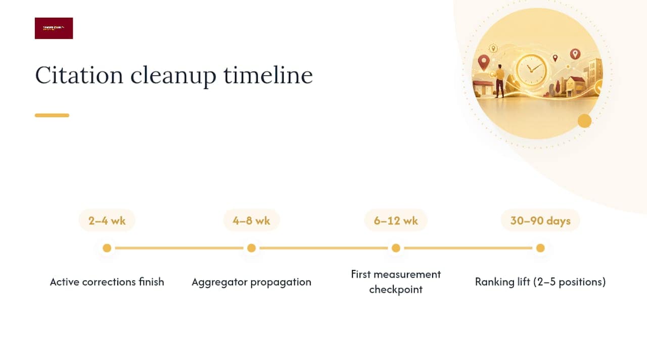 Citation cleanup timeline and measurement windows
